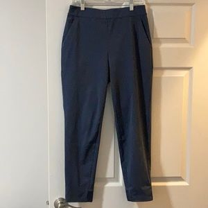 Women’s pull on pant in blue.